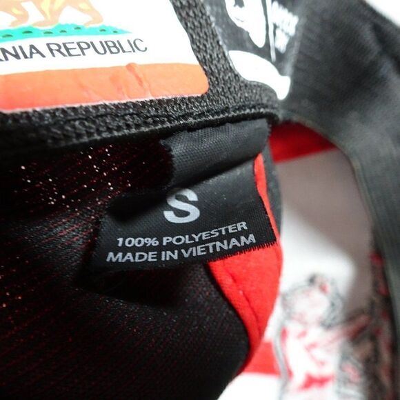 Pit Bull Quick Dry California Republic Red Hat Size S - Picture 7 of 8